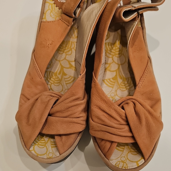 Fly London Yakin Yata Women's Dusty Pink / Taupe Slingback Sandals Size 40 - Picture 6 of 8